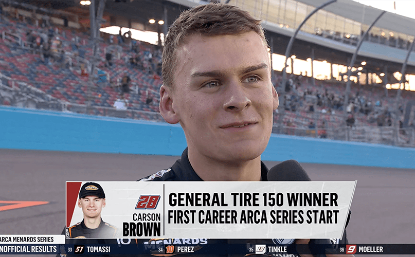 Why Doesn T Carson Brown Race Pro